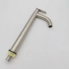 classic lengthen singel  taphole  304 stainless steel kitchen faucet custom logo supported
