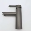 grey baking finish double  tapholes  304 stainless steel basin faucet lavatroy faucet