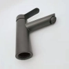 grey baking finish double  tapholes  304 stainless steel basin faucet lavatroy faucet