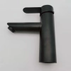 P-trap black baking finish double  tapholes mixer basin faucet lavatroy faucet