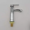 single taphole zinc alloy polishing basin faucet water tap lavatory faucet factory sales
