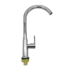 Glossy Electroplated ball hanlder kitchen water tap faucet single taphole factory order