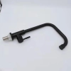 black color kitchen water tap faucet single taphole stainless stell bottom factory order