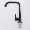 black color kitchen water tap faucet single taphole stainless stell bottom factory order