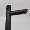 simple black water tap washing room basin faucet single taphole stainless stell bottom factory order