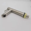 simple 304 stainless steel wiredrawing household water tap washing room basin faucet single taphole buy from factory
