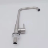 7 style curved 304 stainless steel wiredrawing household water tap washing room basin kitchen faucet single taphole buy from factory