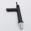 cylindrical black household /restaurant water tap basin lavatory faucet single taphole buy from factory