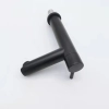 cylindrical black household /restaurant water tap basin lavatory faucet single taphole buy from factory