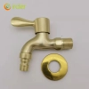 gloden color public TOILET fast on water tap household washing machine faucet single taphole buy from factory