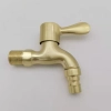 gloden color public TOILET fast on water tap household washing machine faucet single taphole buy from factory