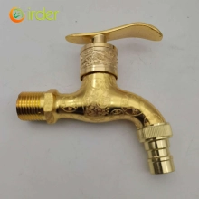 gloden color fake antique alloy household & hotel sink faucet fast on washing machine faucet CF2601