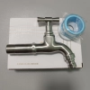 mid-length stainless steel slow on graden farm faucet household tap