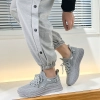 hot sale cheap men sports sock flat mesh fabric shoes