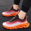 rainbow colorful young men sport shoes