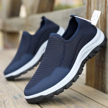 casual simple mesh summer wear men sport shoes loaf shoes