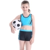 high quanity swim training girl swimwear teen short+top Color Color 1