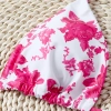2022 summer floral print sexy women bikini two piece swimsuit swimwear