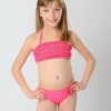 orange patchwork children girl swimwear teen girl swimsuit