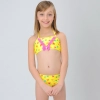 orange patchwork children girl swimwear teen girl swimsuit