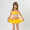 orange patchwork children girl swimwear teen girl swimsuit Color Color 17