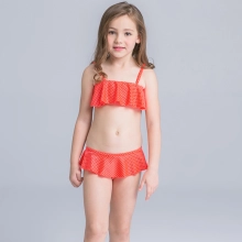 dot girl swimwear two-pieces swimwear halter swimsuit designs