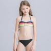 2022 fashion fish style  with bow children girl fish bow  swimwear kid bikini  tankini