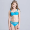 2022 fashion fish style  with bow children girl fish bow  swimwear kid bikini  tankini Color Color 4