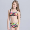 2022 fashion fish style  with bow children girl fish bow  swimwear kid bikini  tankini Color Color 6
