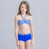 2022 fashion fish style  with bow children girl fish bow  swimwear kid bikini  tankini Color Color 8