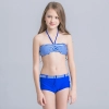 2022 fashion fish style  with bow children girl fish bow  swimwear kid bikini  tankini