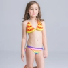 2022 fashion fish style  with bow children girl fish bow  swimwear kid bikini  tankini