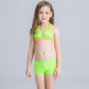 2022 fashion fish style  with bow children girl fish bow  swimwear kid bikini  tankini