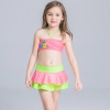 2022 fashion fish style  with bow children girl fish bow  swimwear kid bikini  tankini Color Color 16
