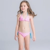 2022 fashion fish style  with bow children girl fish bow  swimwear kid bikini  tankini