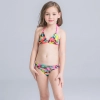 2022 fashion fish style  with bow children girl fish bow  swimwear kid bikini  tankini