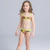 2022 fashion fish style  with bow children girl fish bow  swimwear kid bikini  tankini