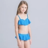 2022 fashion fish style  with bow children girl fish bow  swimwear kid bikini  tankini Color Color 25