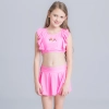 dot girl swimwear two-pieces swimwear halter swimsuit designs