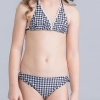 dot girl swimwear two-pieces swimwear halter swimsuit designs