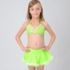 green dot print two-piece girl swimsuit swimwear 