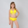 2022 cloth flower two-piece girl swimsuit swimwear 