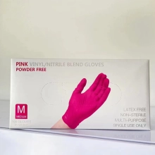 rose pink synthetic gloves PPE work gloves wholesale