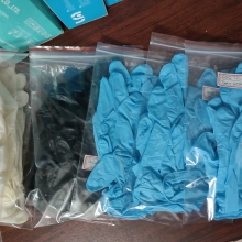 pvc latex nitrile gloves in stock discount