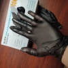 black cheap ppe gloves vinly gloves min order 1 carton Color Black
