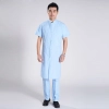 high quality men nurse jacket doctor dentist uniform coat lob coat short sleeve Color Color 2