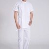 fashion high quality side open medical student lab coat work uniform suits Color White