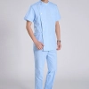cotton blends fabric man doctor formal uniform wholesale good price Color Blue