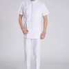 cotton blends fabric man doctor formal uniform wholesale good price Color White