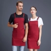 long apron design for waiter waitress water proof apron